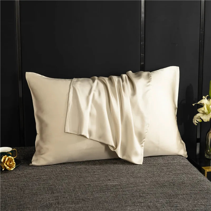 Housse couette satin