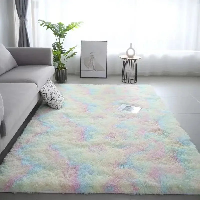 Tapis laine de soie