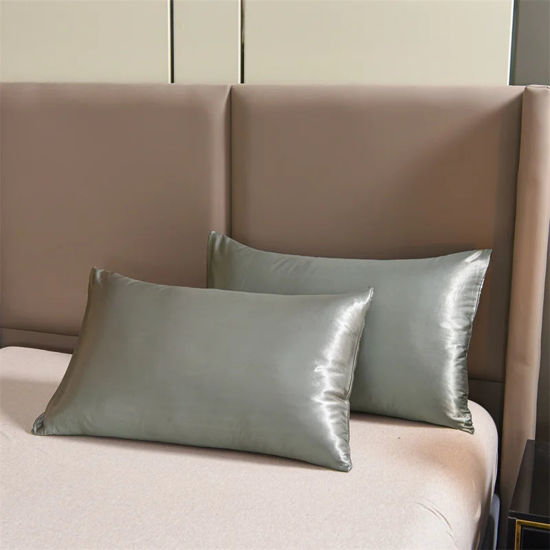 Housse couette satin