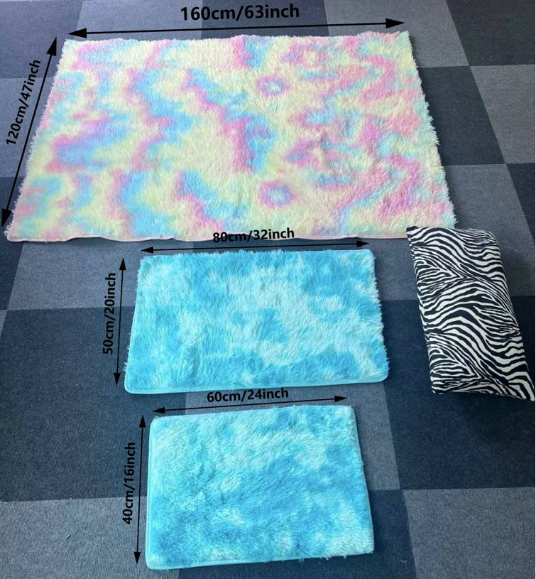 Tapis laine de soie