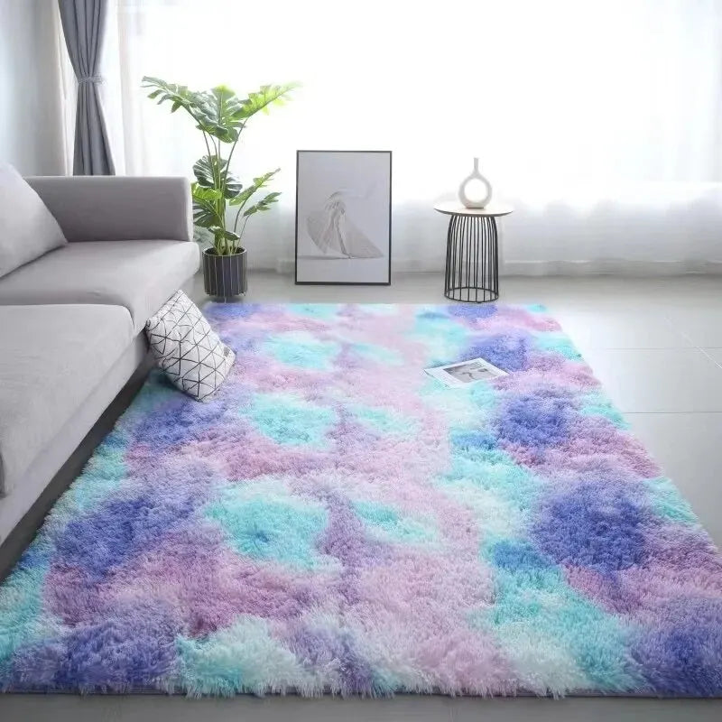 Tapis laine de soie