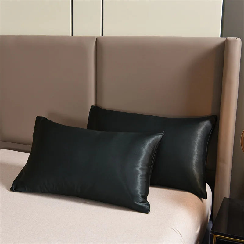Housse couette satin