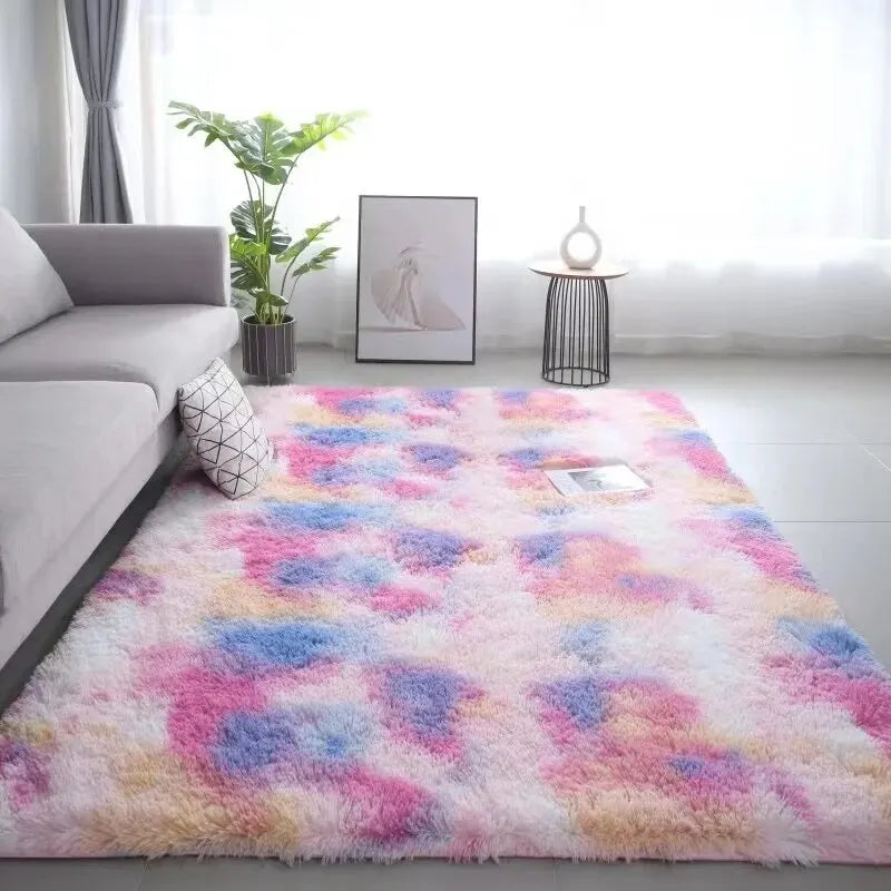 Tapis laine de soie