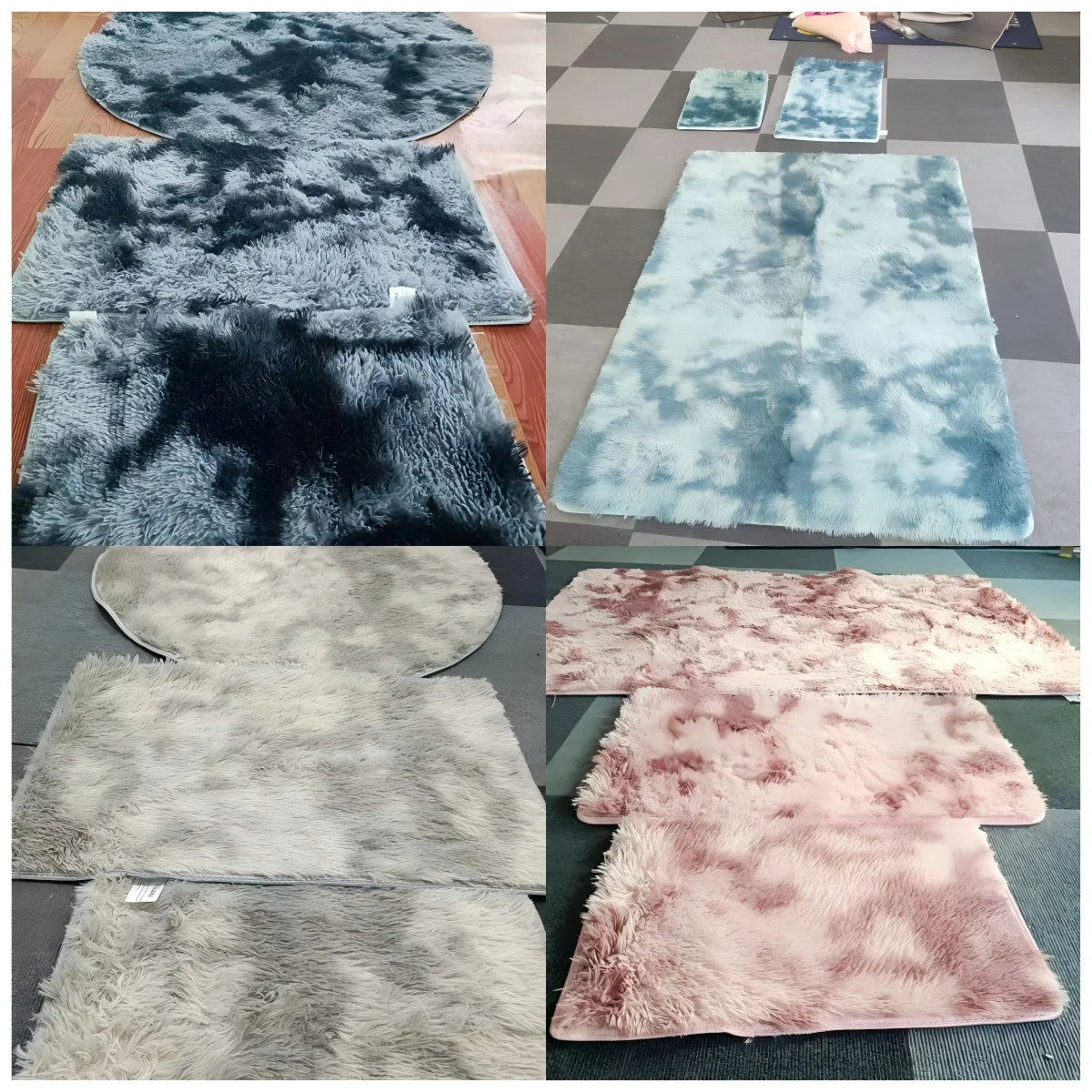 Tapis laine de soie