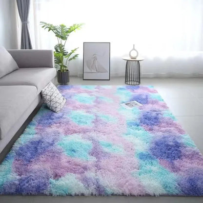 Tapis laine de soie