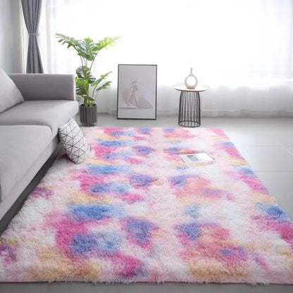 Tapis laine de soie