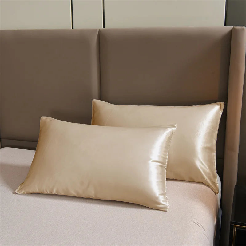 Housse couette satin