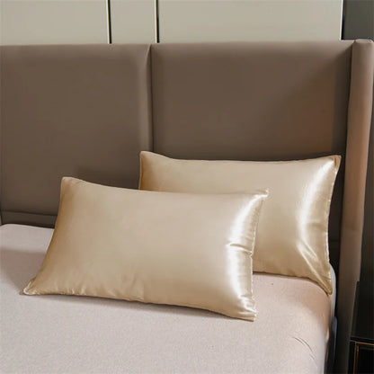Housse couette satin